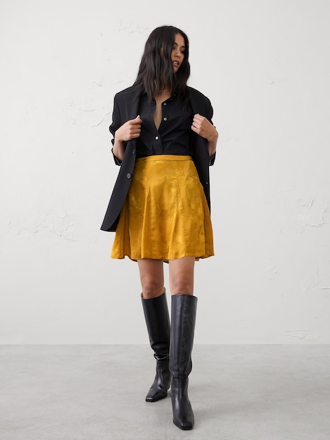 Godet Mini Skirt