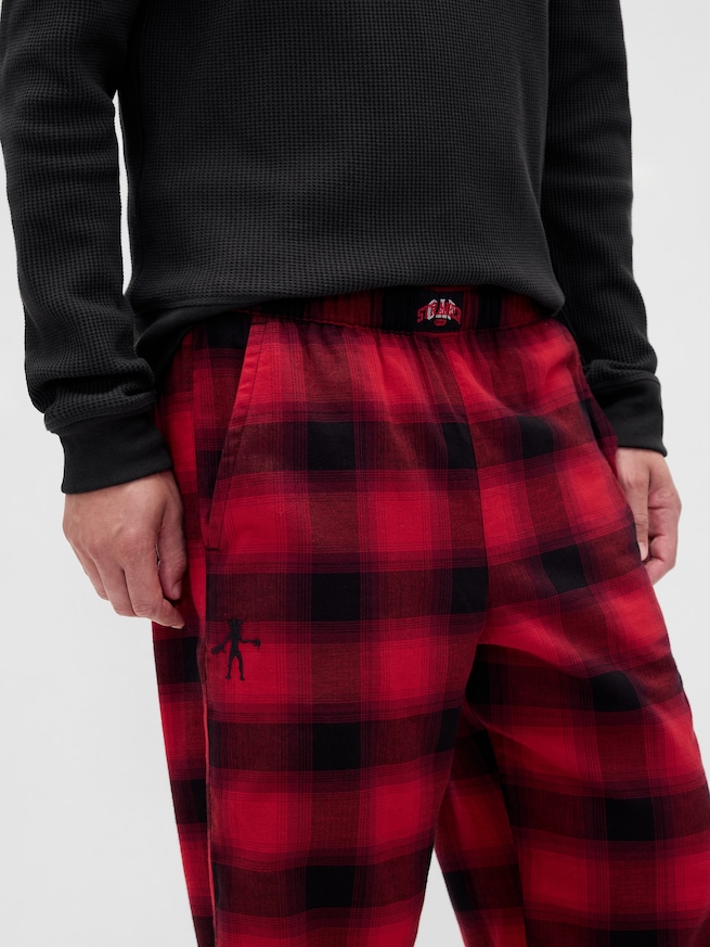 ストレンジャー・シングス リバーシブル フランネル パジャマパンツ-6