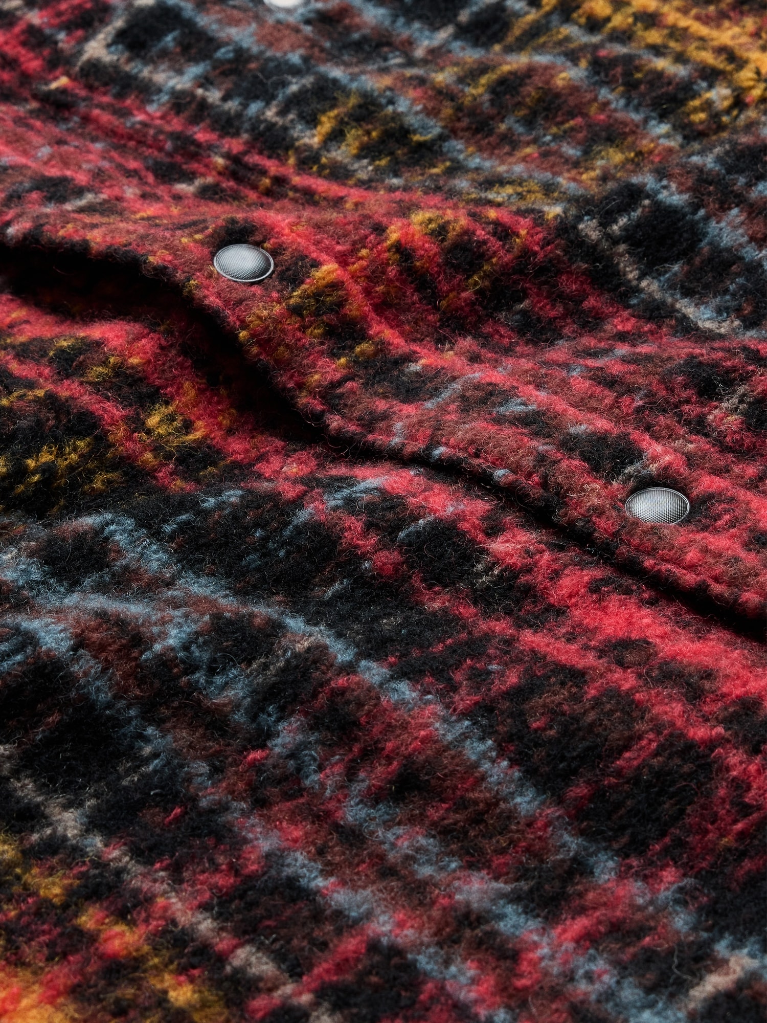 プレイド ブークレ シャツジャケット-6