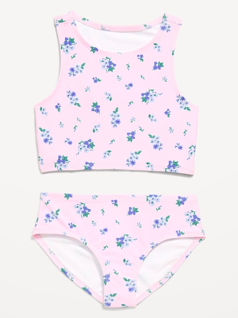 Printed Tankini Swim Set for Girls