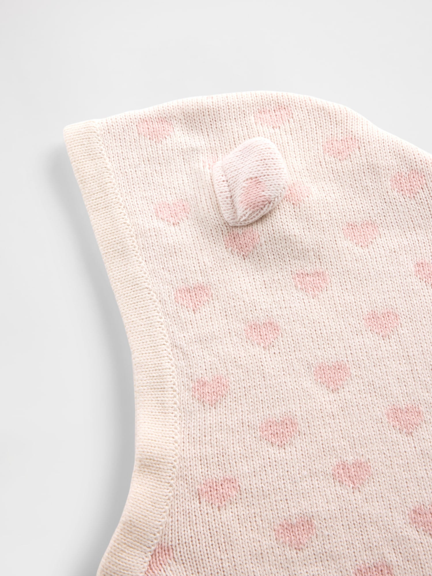 くまさん ニットフード (幼児)-1