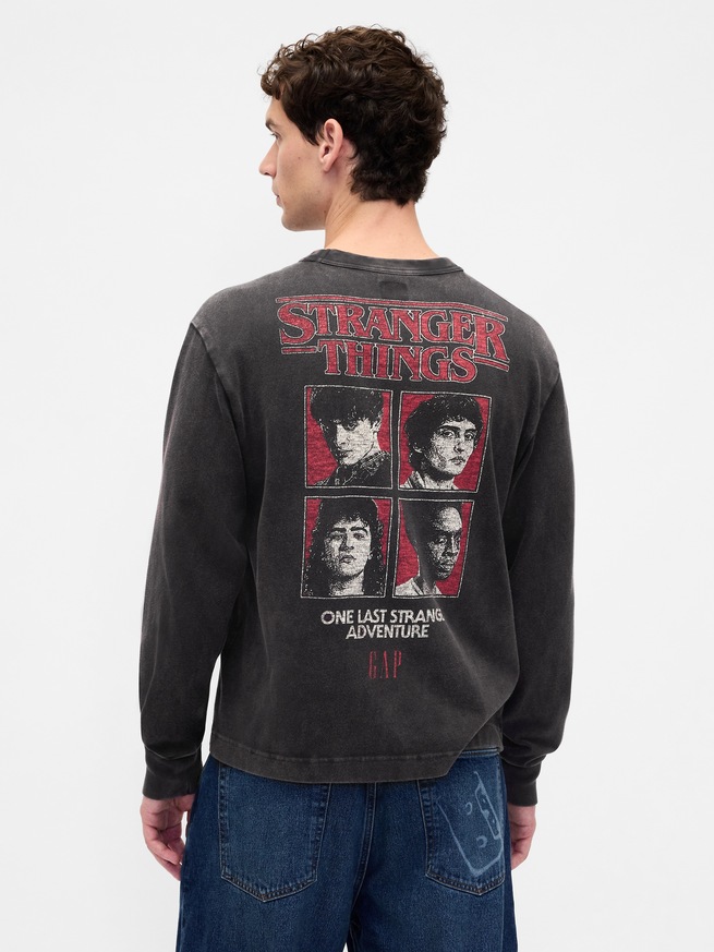 ストレンジャー・シングス グラフィックTシャツ-0