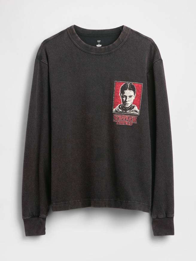 ストレンジャー・シングス グラフィックTシャツ-5