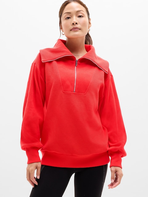 Ottoman Rib 1/4 Zip Sweatshirt