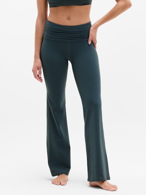 Transcend High Rise Fold Over Flare Legging