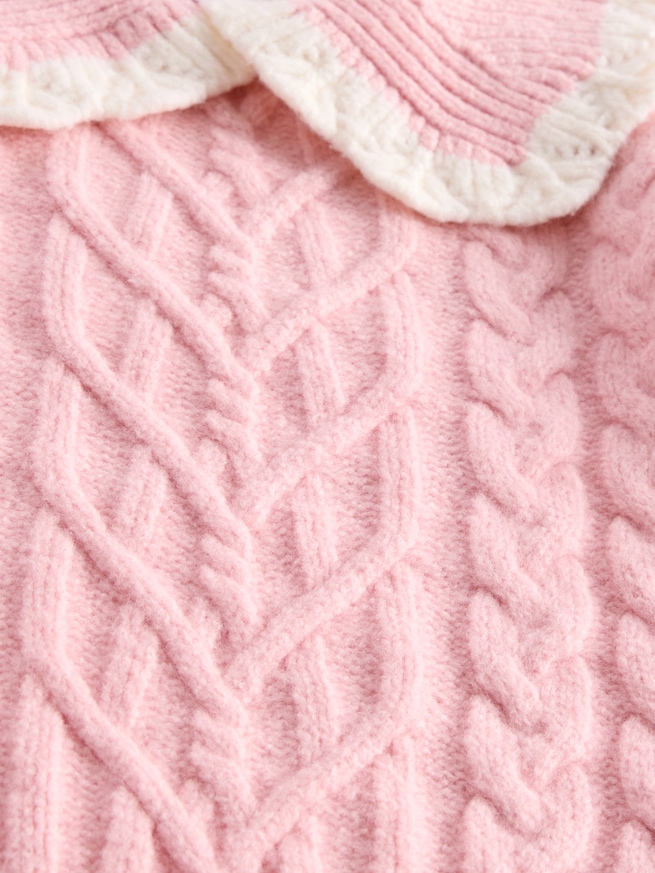 CashSoft カシミヤタッチ 襟付きセーター (幼児・ベビー)-3