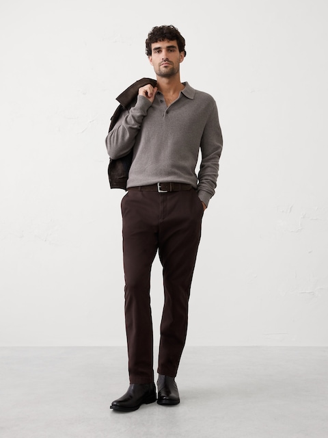 Seed Stitch Sweater Polo