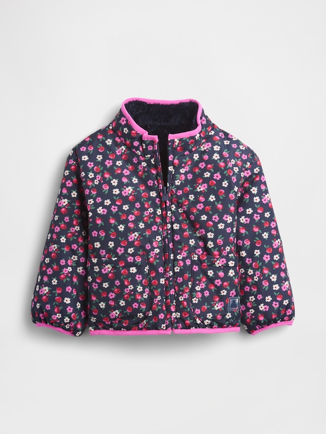 ライトウェイト ボア リバーシブルジャケット (幼児・ベビー)-0