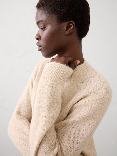 Brushed Pullover Sweater
