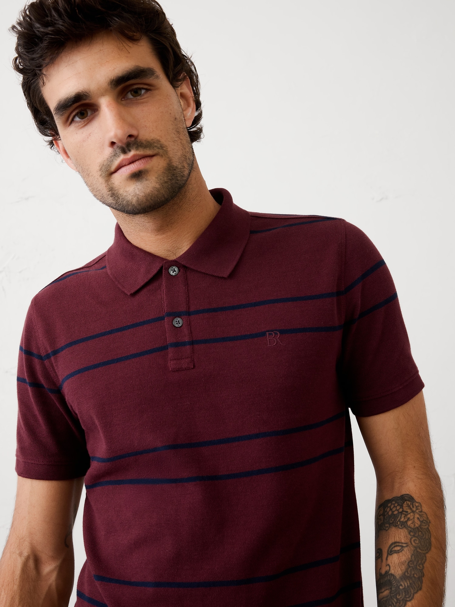 Slim-Fit Pique Polo