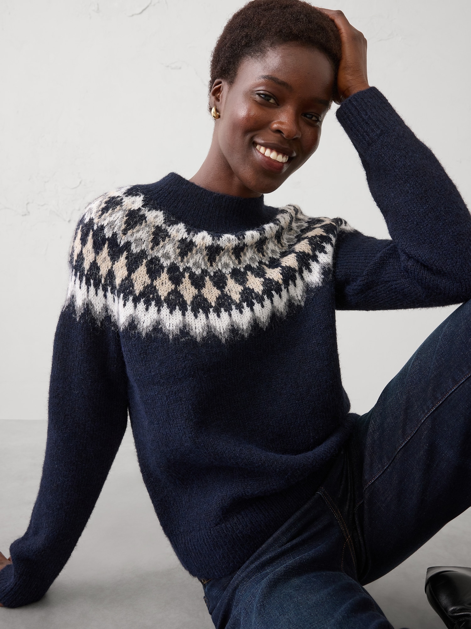 Brushed Pullover Sweater