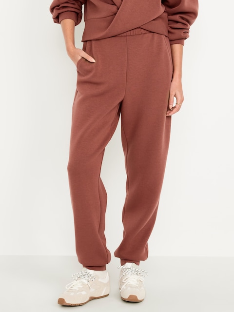 High-Waisted Bounce Fleece Jogger Sweatpants