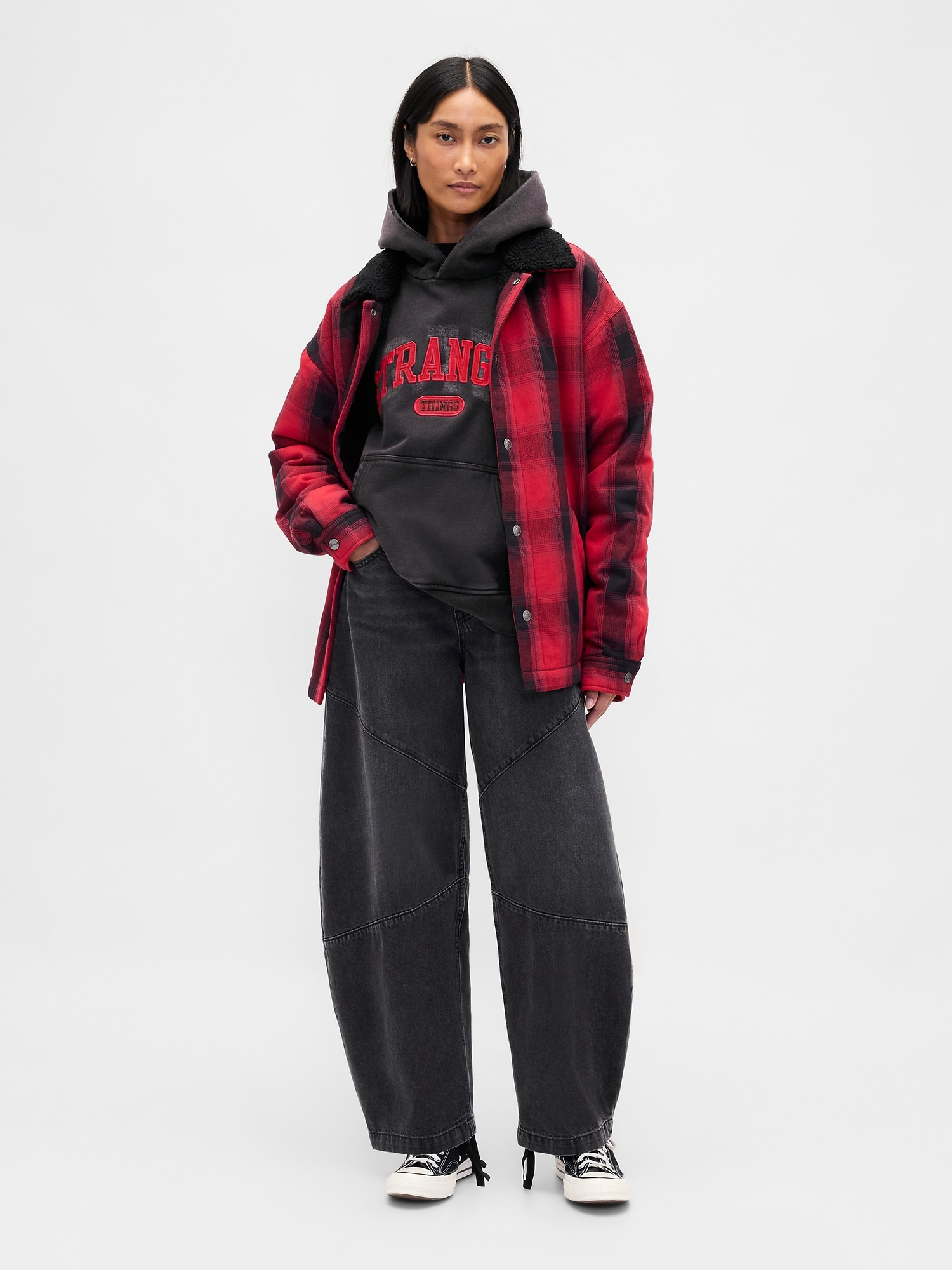 ストレンジャー・シングス ヘビーウェイト パーカー-4