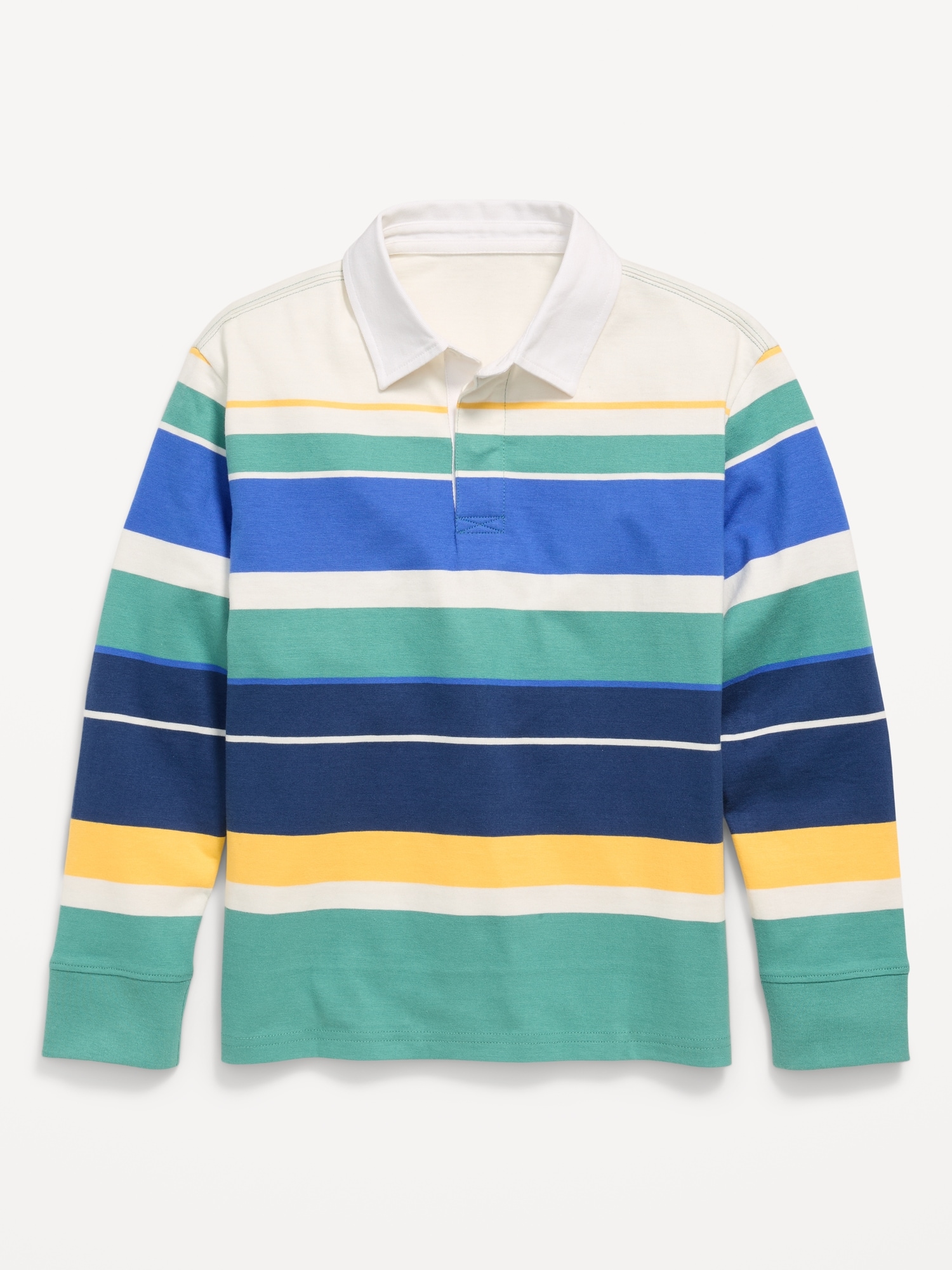 Long-Sleeve Rugby Polo Shirt for Boys