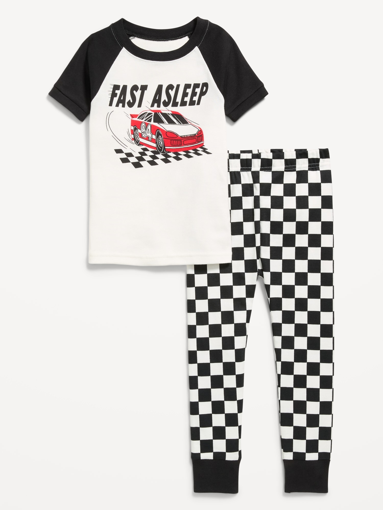 Snug-Fit Graphic Pajama Set for Toddler & Baby