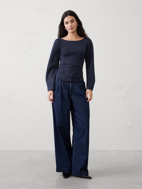 Soft Touch Boatneck Top