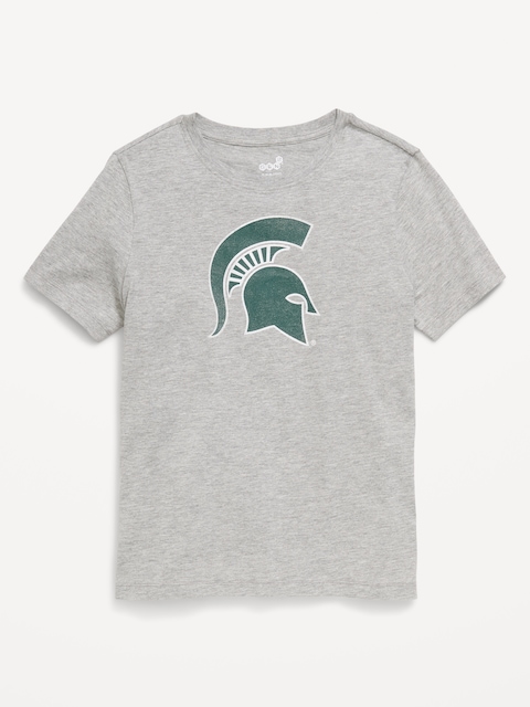 College Graphic Gender-Neutral T-Shirt for Kids