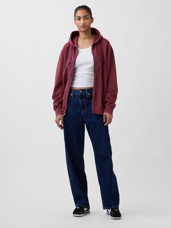 GAPアーチロゴ フルジップ パーカー(ユニセックス)-5