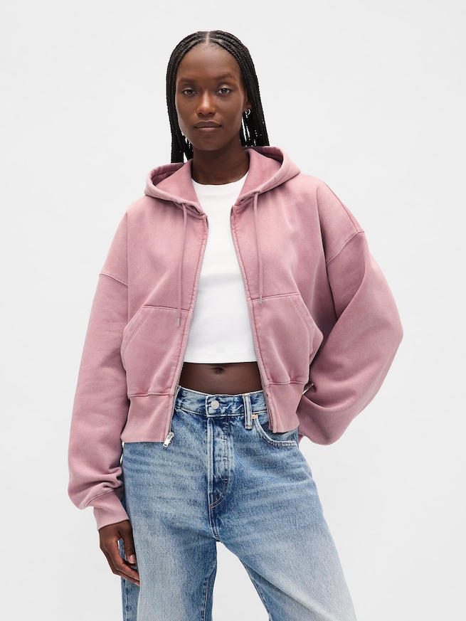 ヴィンテージソフト ジップアップ ウェッジパーカー-0