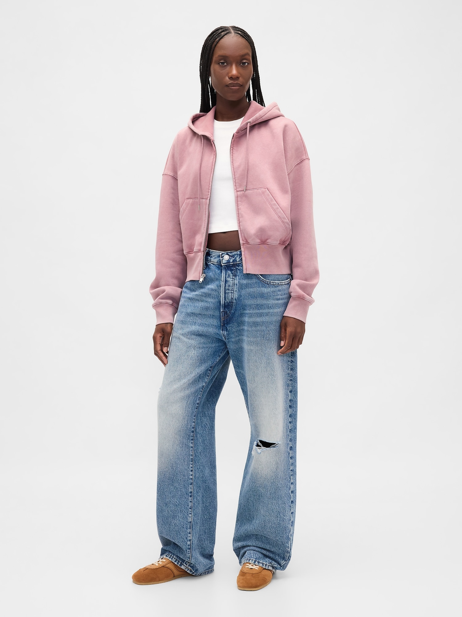 Gap公式オンラインストア | ヴィンテージソフト ウェッジ ジップアップ