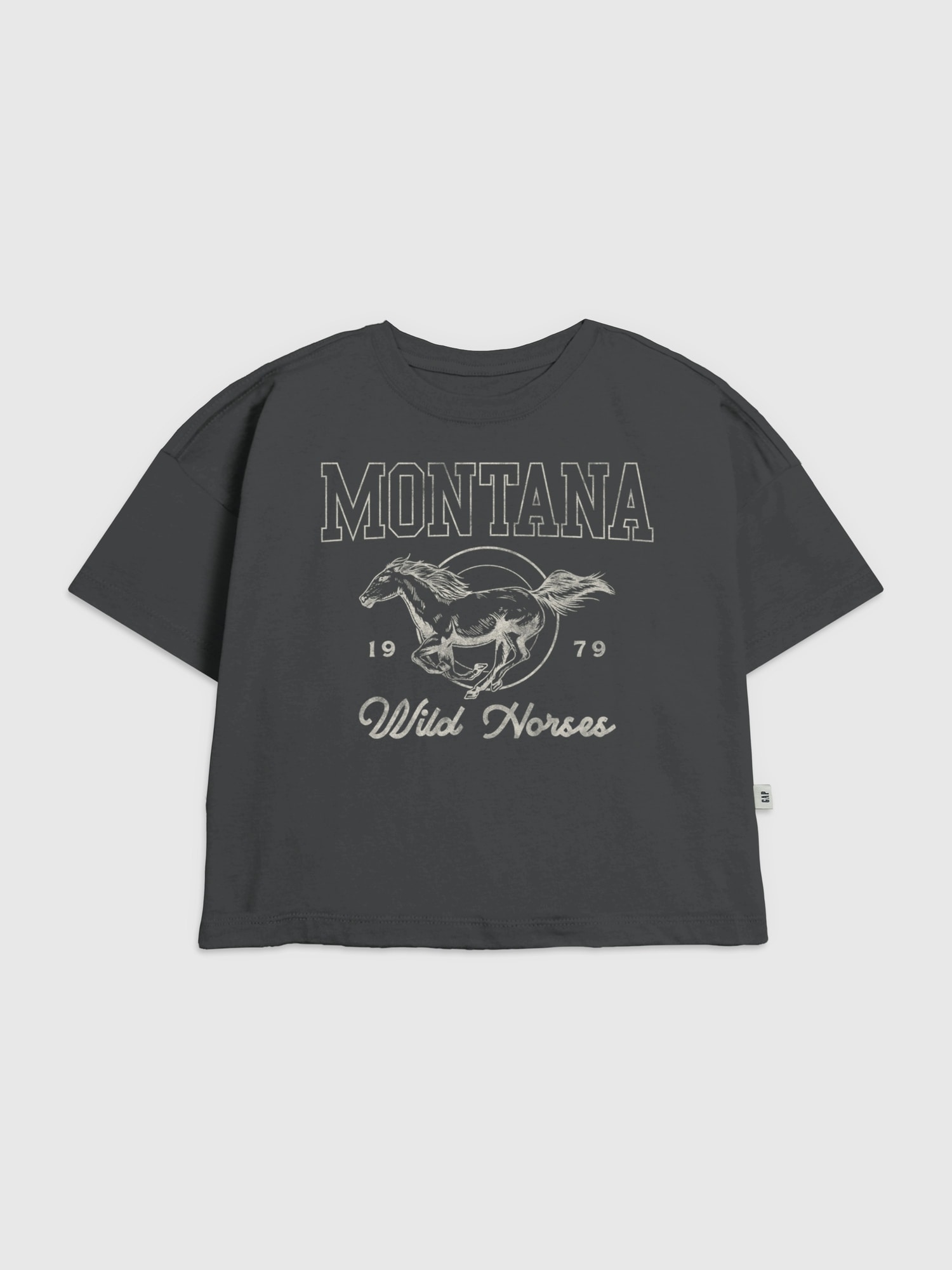 Kids Montana Wild Horse Graphic T-Shirt