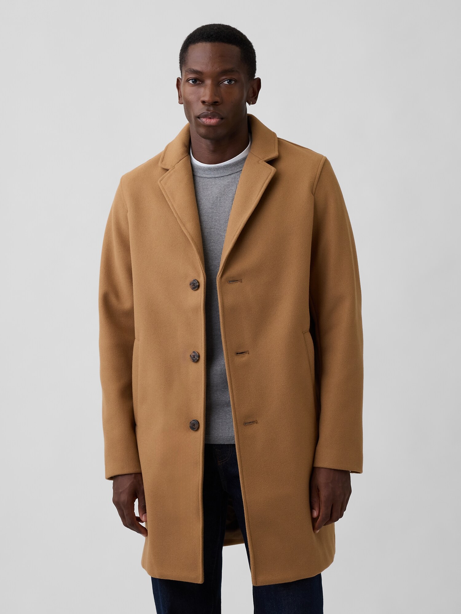 100% Recycled Relaxed Topcoat