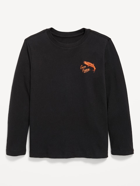 Long-Sleeve Graphic T-Shirt for Boys