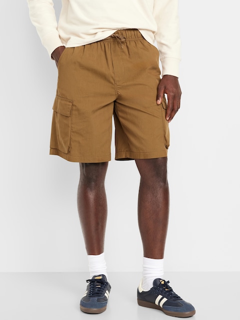 Baggy Cargo Shorts -- 9-inch inseam