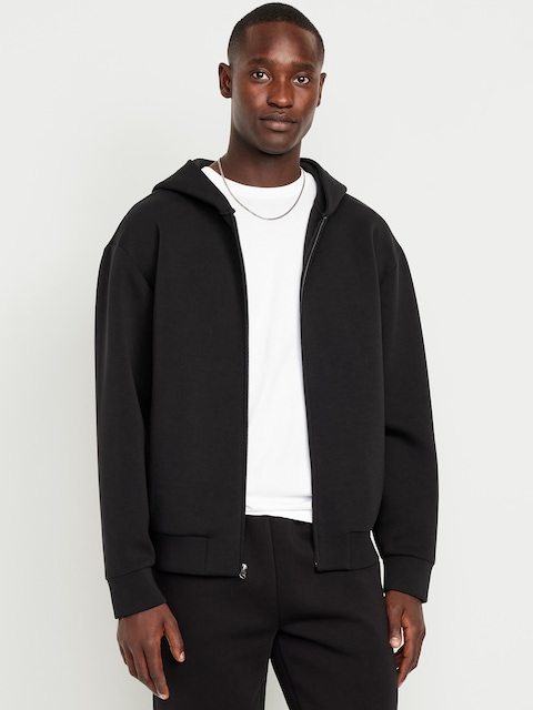Bounce Fleece Oversized Full-Zip Hoodie