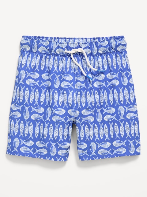 Printed Swim Trunks for Toddler Boys