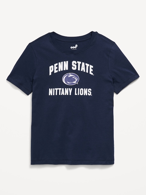 College Graphic Gender-Neutral T-Shirt for Kids