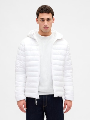 リサイクル フード付き パファージャケット