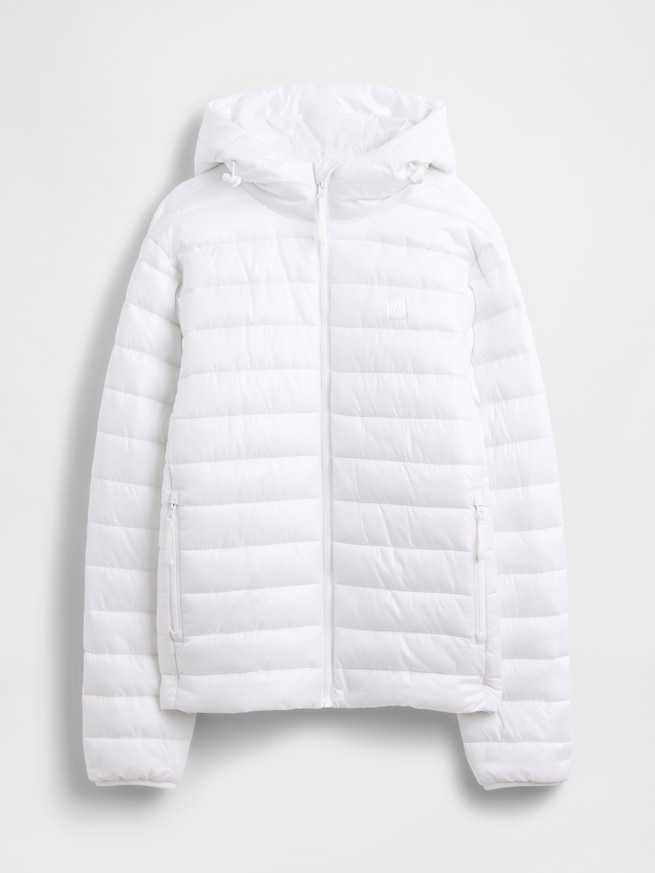 リサイクル フード付き パファージャケット-4