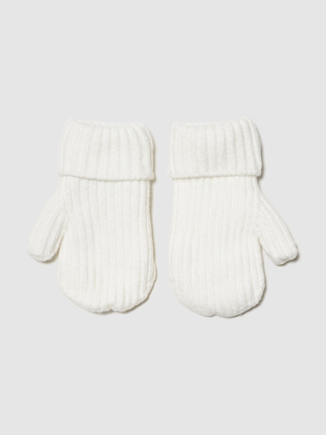 CashSoft カシミヤタッチ くまさん ビーニー＆ミトンセット (幼児・ベビー)-2