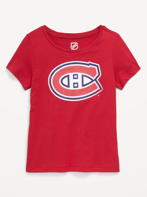 T-SHIRT À IMPRIMÉ DE LA LNH POUR FILLE