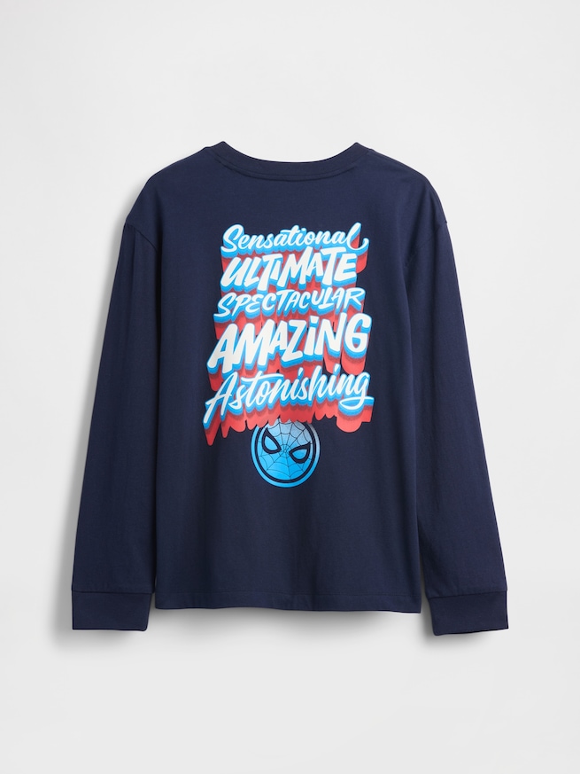 マーベル リラックスフィット グラフィックTシャツ (キッズ)-1