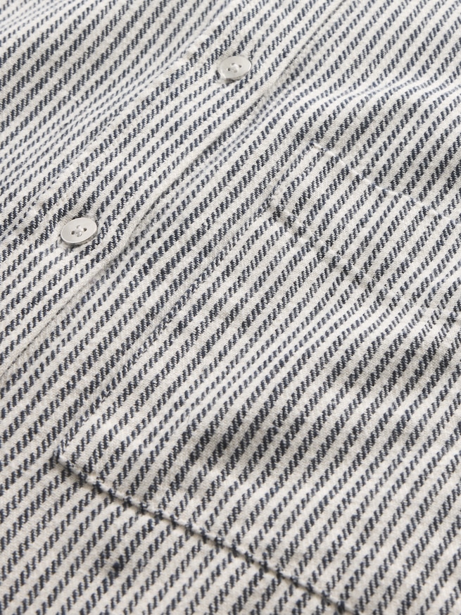 コットンリネン オーバーサイズシャツ-3