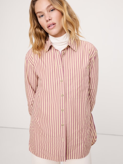 The Oversized Shirt in Cotton Poplin