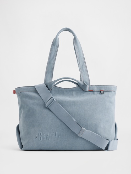 Gap &times; B&Eacute;IS デニム トラベルトートバッグ