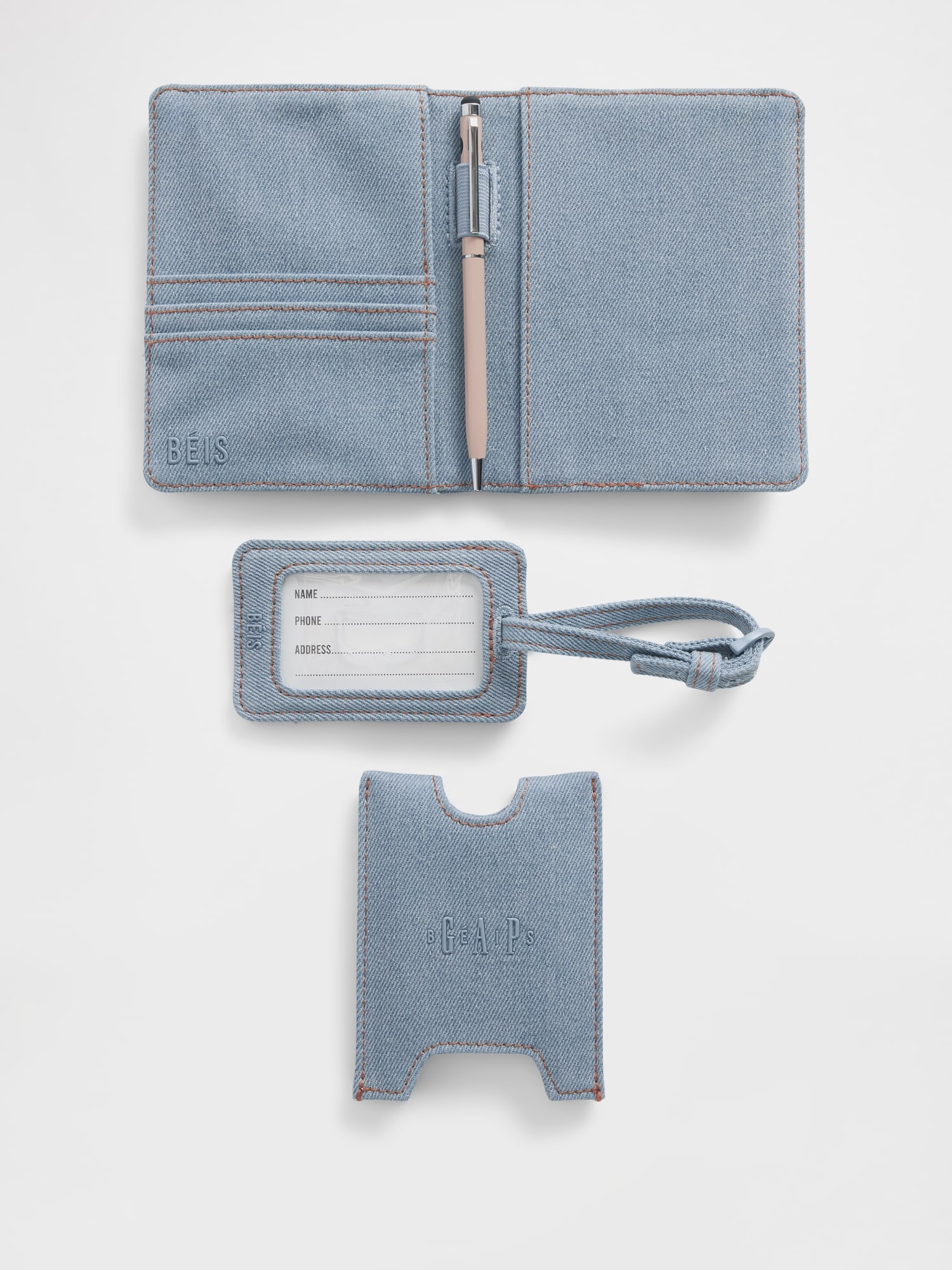 Gap公式オンラインストア | Gap × BÉIS デニム パスポートケース