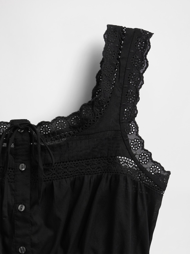 レーストリミング ぺプラム トップス-4