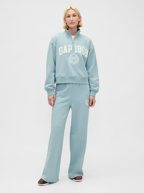 ハイライズ ヴィンテージソフト ハート GAPロゴ バギースウェットパンツ