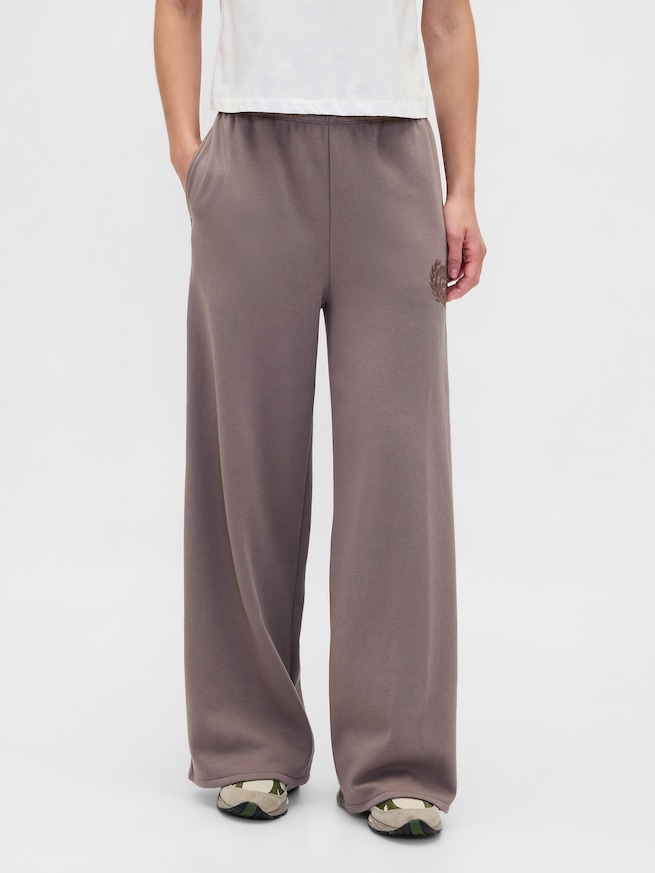 ハイライズ ヴィンテージソフト ハート GAPロゴ バギースウェットパンツ-1