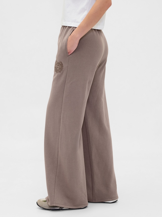 ハイライズ ヴィンテージソフト ハート GAPロゴ バギースウェットパンツ-2