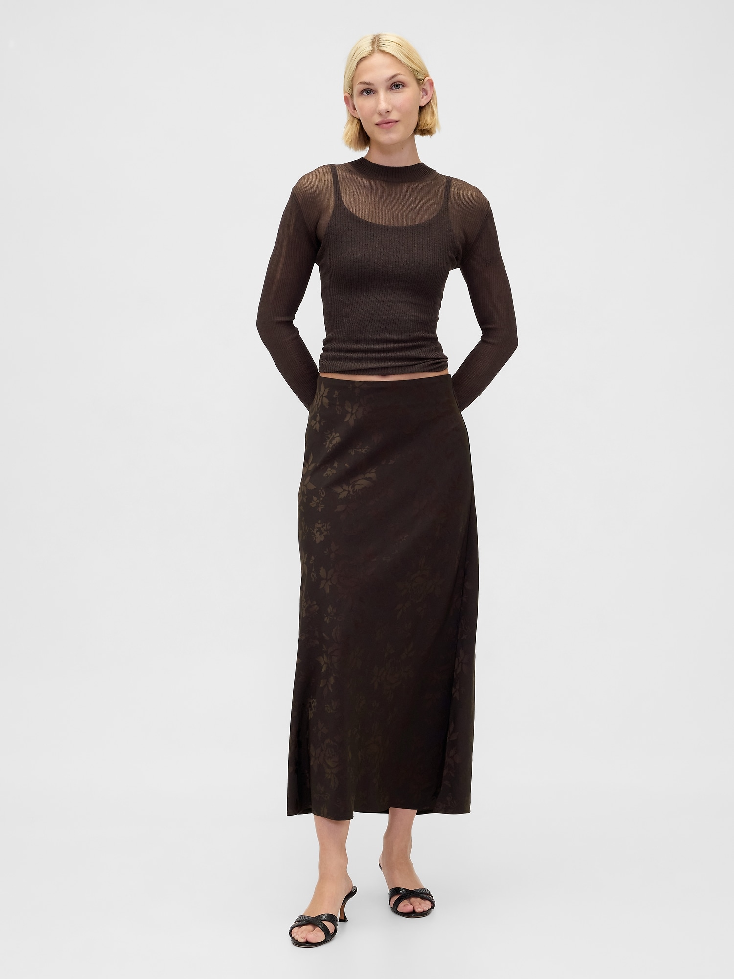 Maxi Slip Skirt