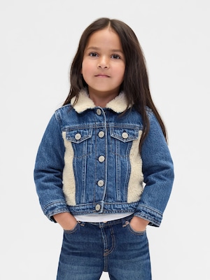 ボア アイコンデニムジャケット (幼児・ベビー)