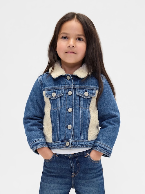 ボア アイコンデニムジャケット (幼児・ベビー)