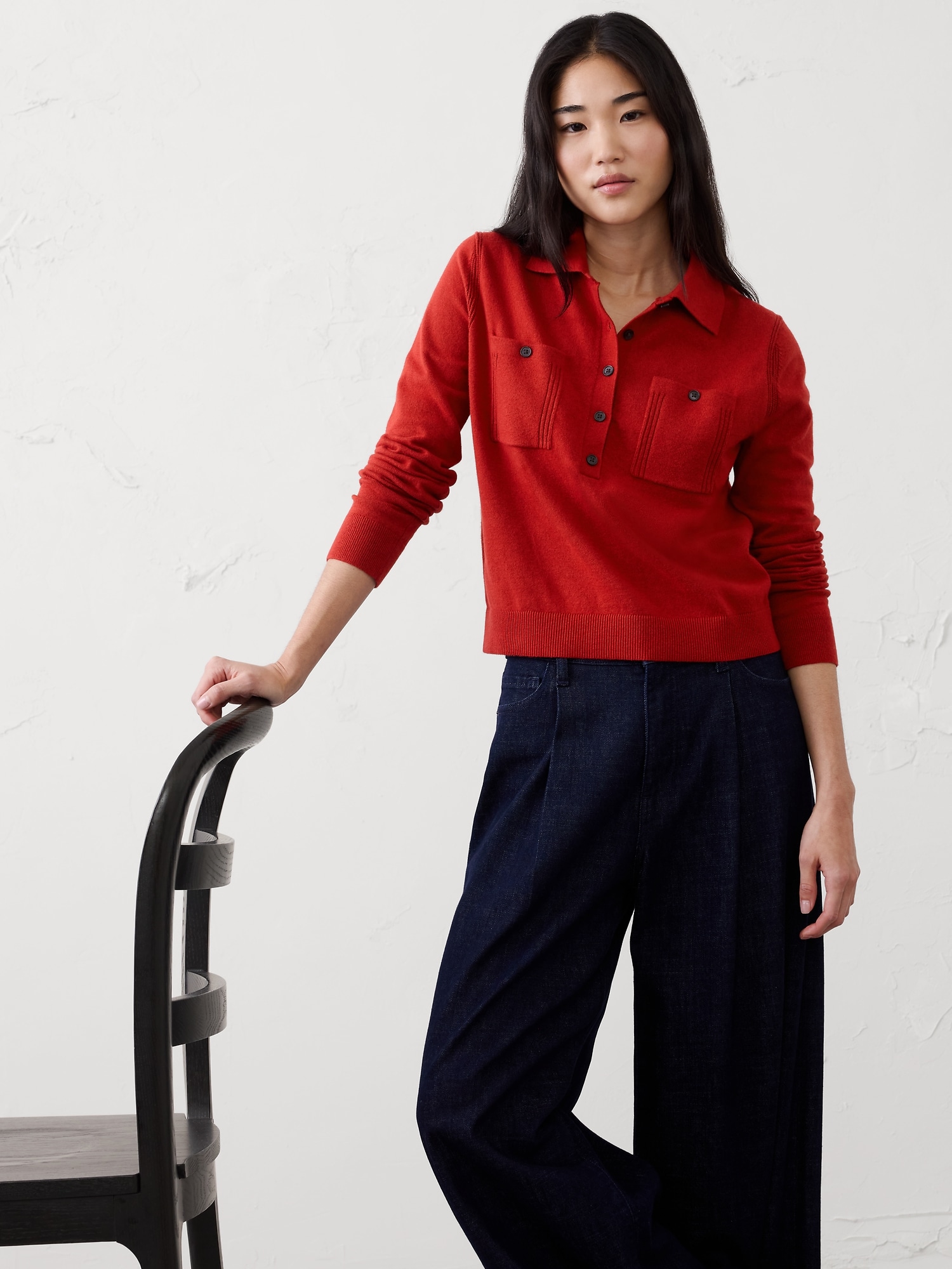 POLO HENLEY DOUX NUAGE