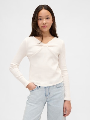 リボンネック Tシャツ