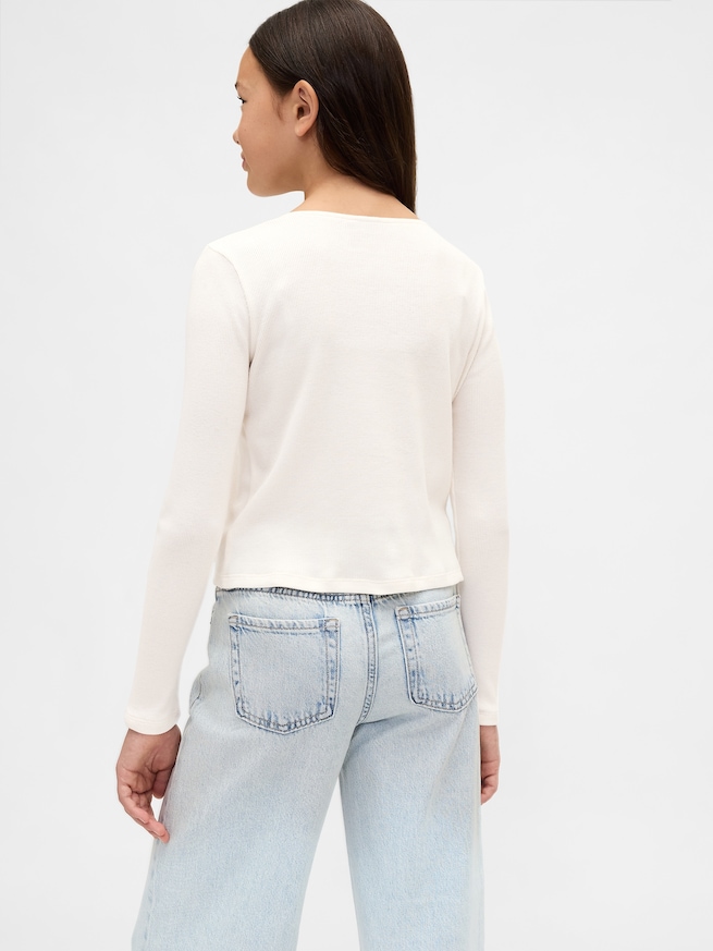 リボンネック Tシャツ-2